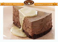 Mousse coffee TT 25x25cm