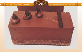 Mousse dark choco oreo 25x25cm